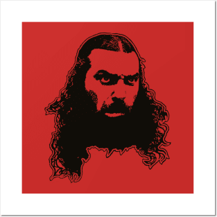 Bruiser Brody (negative space) Posters and Art